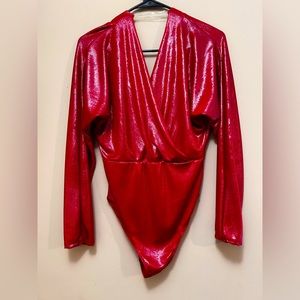 Women’s Red Bodysuit